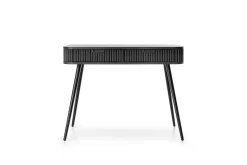 Coiffeuse : noir, pieds noir, 103 x 80 x 49 cm
