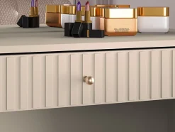 Coiffeuse 1 tiroir beige 92 cm CALETTO