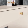 Coiffeuse 1 tiroir grège 92 cm SELGIN