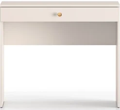 Coiffeuse 1 tiroir grège 92 cm SELGIN