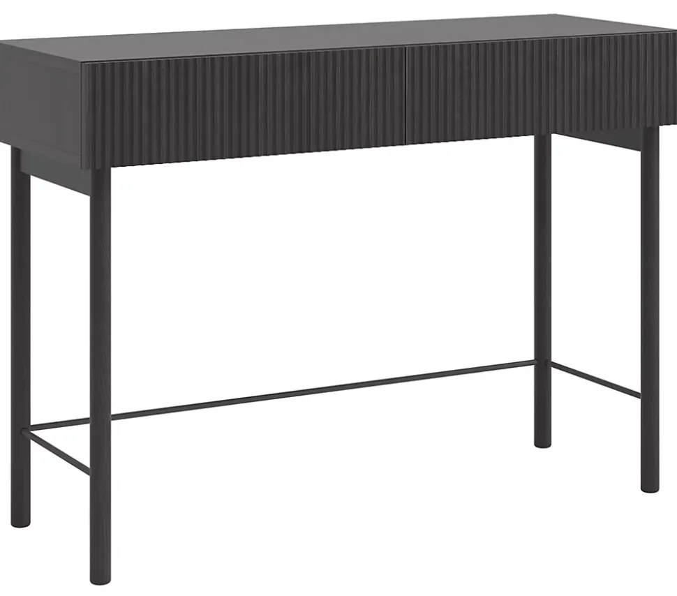 Coiffeuse 1 tiroir sur pieds frêne Portland 110 cm NOLIE