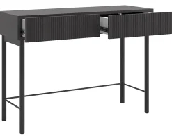 Coiffeuse 1 tiroir sur pieds frêne Portland 110 cm NOLIE