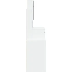 Coiffeuse avec armoire blanc 80x35x132 cm