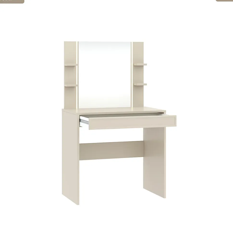 Coiffeuse avec miroir - H.136 x L.80 x P.40 - CODE - CACHEMIRE