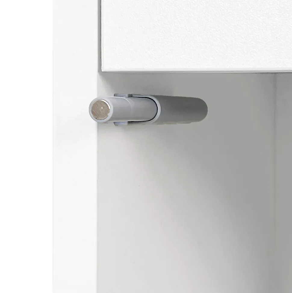 Coiffeuse avec Miroir LED - Table de Maquillage Moderne avec 3 Tiroirs et 1 Porte - Panneau de Particules - Blanc - 100x40x124 cm