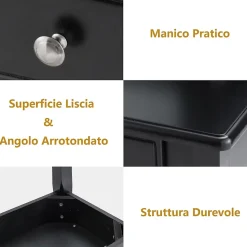 Coiffeuse avec Miroir Pivotant à 360 Table de Maquillage avec 5 Tiroirs et Organisateur Coiffeuse avec Tabouret