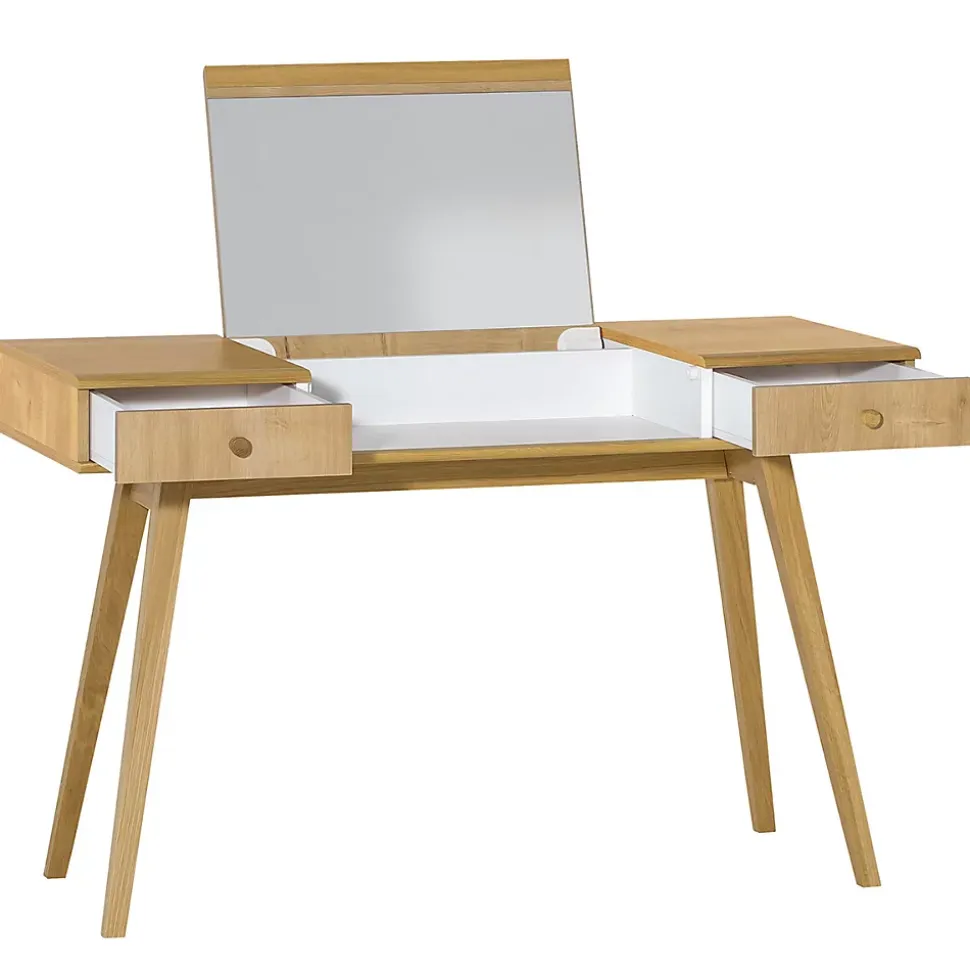 Coiffeuse bureau avec miroir Vox Nature Bois