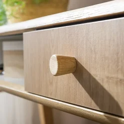 Coiffeuse bureau avec miroir Vox Nature Bois