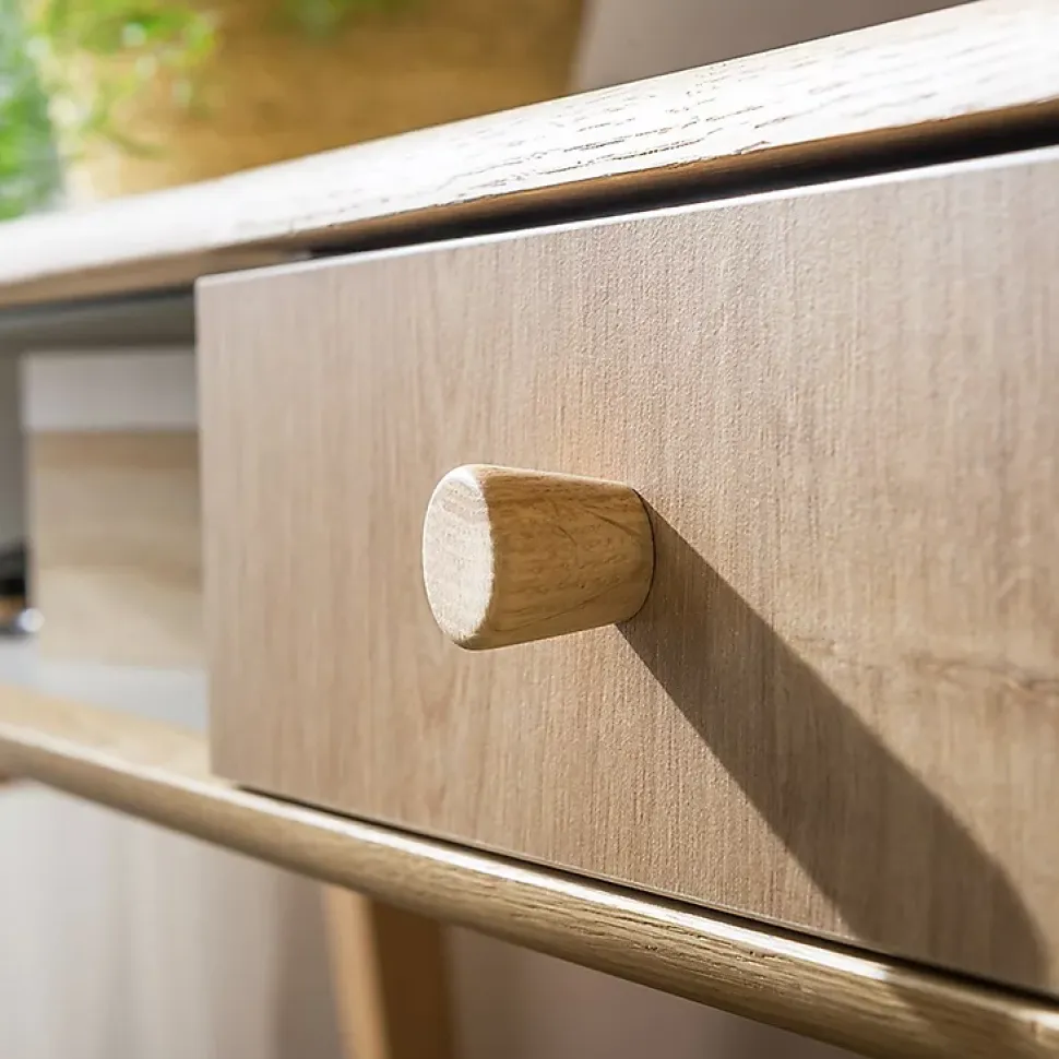 Coiffeuse bureau avec miroir Vox Nature Bois