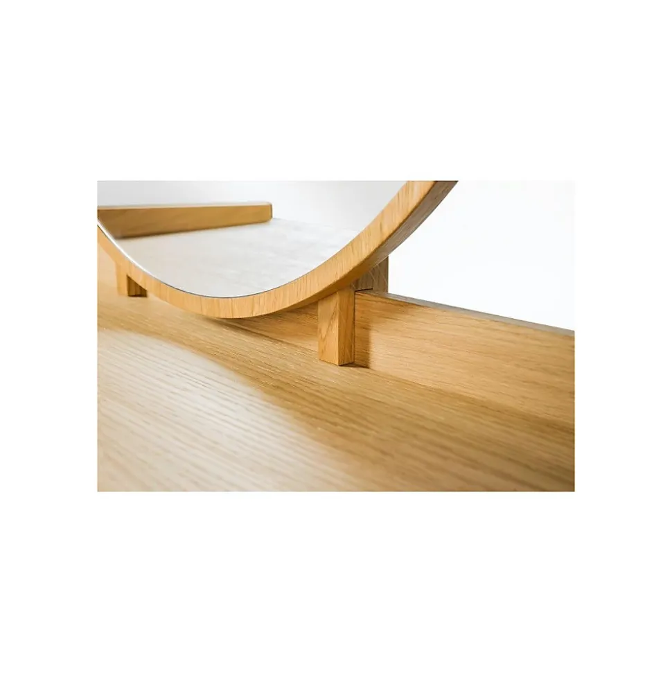 Coiffeuse Design en Bois "Rayburn" 115cm Naturel