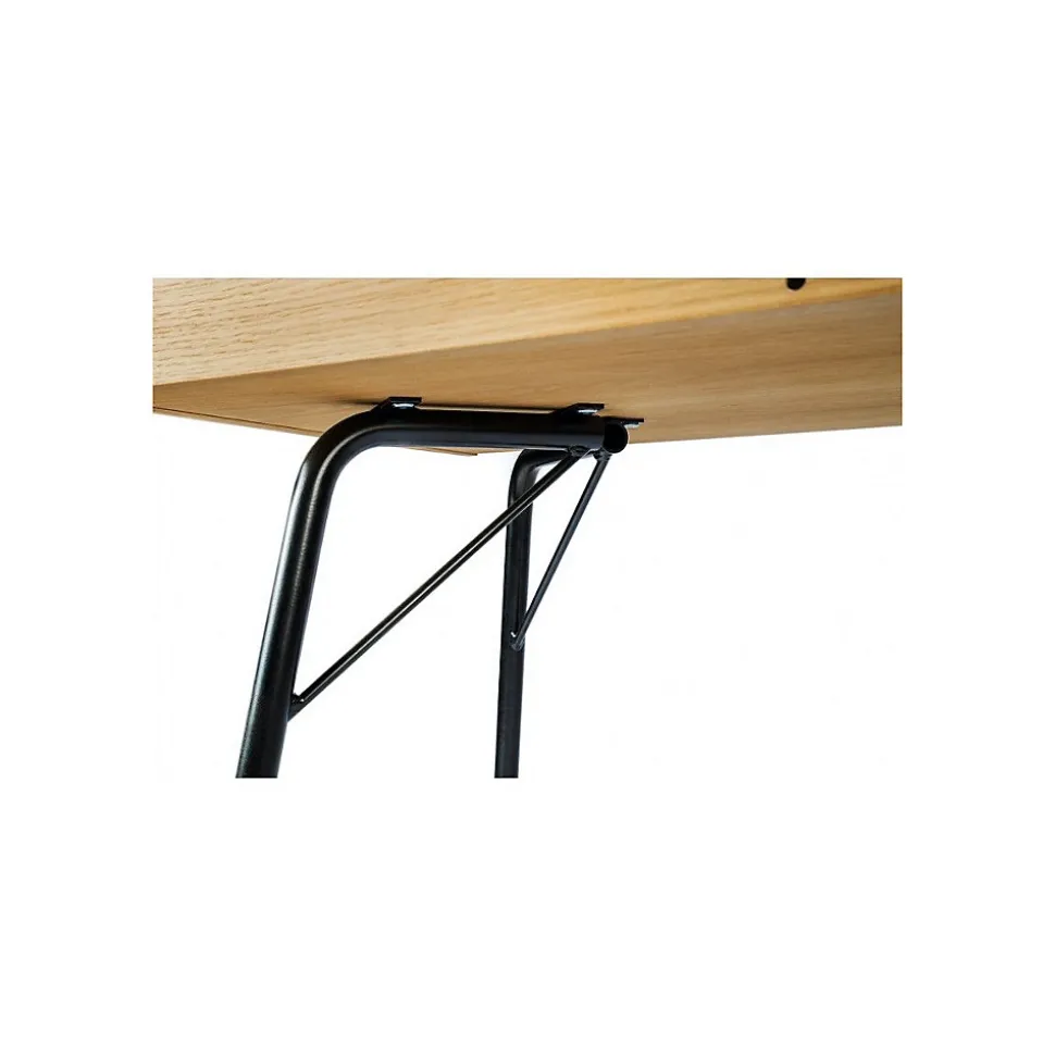 Coiffeuse Design en Bois "Rayburn" 115cm Naturel