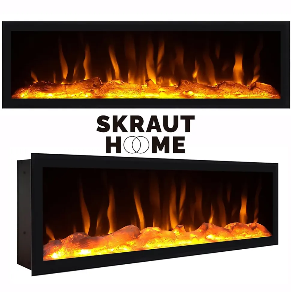 Coiffeuse 234x35x145cm feu led sans chaleur XXL commode buffet chêne