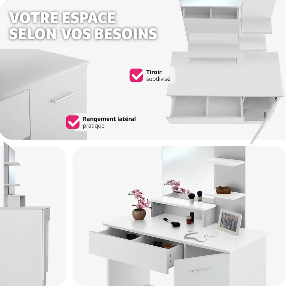 Coiffeuse ZOE moderne au look moderne