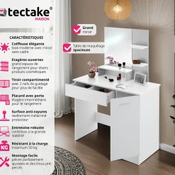Coiffeuse ZOE moderne au look moderne