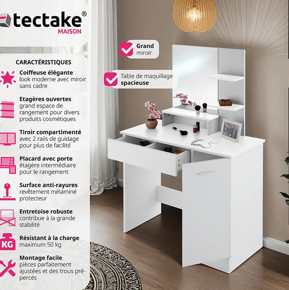 Coiffeuse ZOE moderne au look moderne