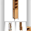 Colonne de rangement Tribecart en MDF - Hauteur 168,50 cm