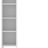 Colonne dressing en panneaux de particules mélaminés coloris blanc - Longueur 137.5 x Profondeur 40.2 x Hauteur 185.5 cm