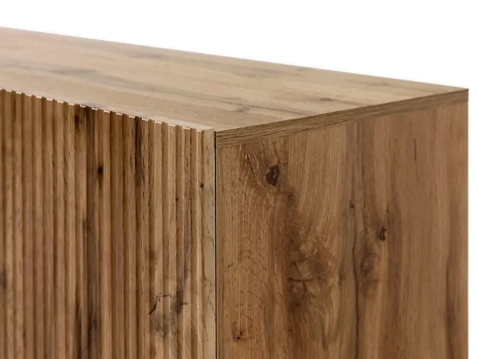 Come - meuble TV - effet bois - 2 portes et 2 niches - 150 cm - Best Mobilier