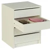 Commode / Meuble de rangement coloris blanc - Hauteur 61.4 x Longueur 50 x Profondeur 44 cm