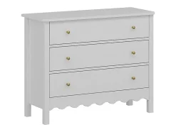 Commode 3 tiroirs - Blanc - ILIZANA