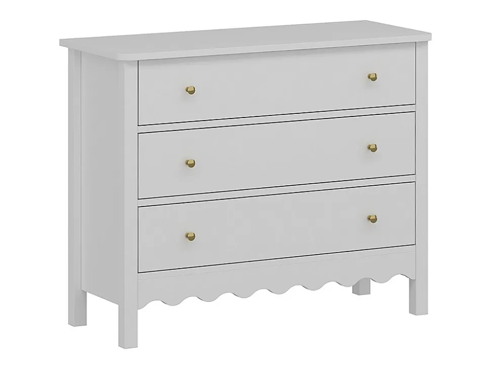Commode 3 tiroirs - Blanc - ILIZANA