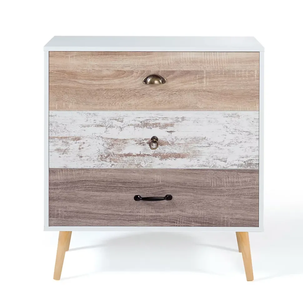 Commode 3 tiroirs BAHIA 75 cm scandinave