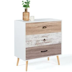Commode 3 tiroirs BAHIA 75 cm scandinave