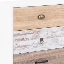 Commode 6 tiroirs BAHIA 115 cm scandinave