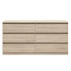 Commode 6 tiroirs Edwin Bois clair