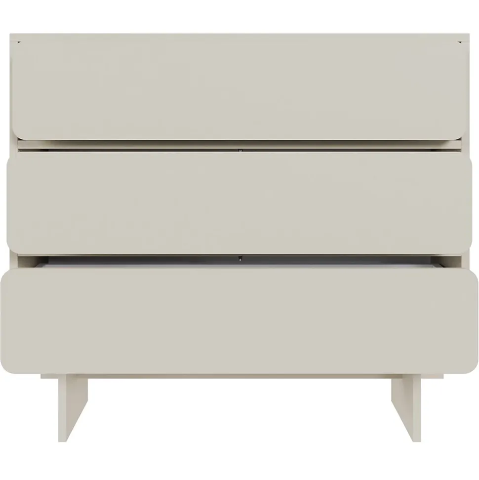 Commode 4 tiroirs grège 101 cm WUWU