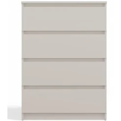 Commode 4 tiroirs grège 70 cm MALWA