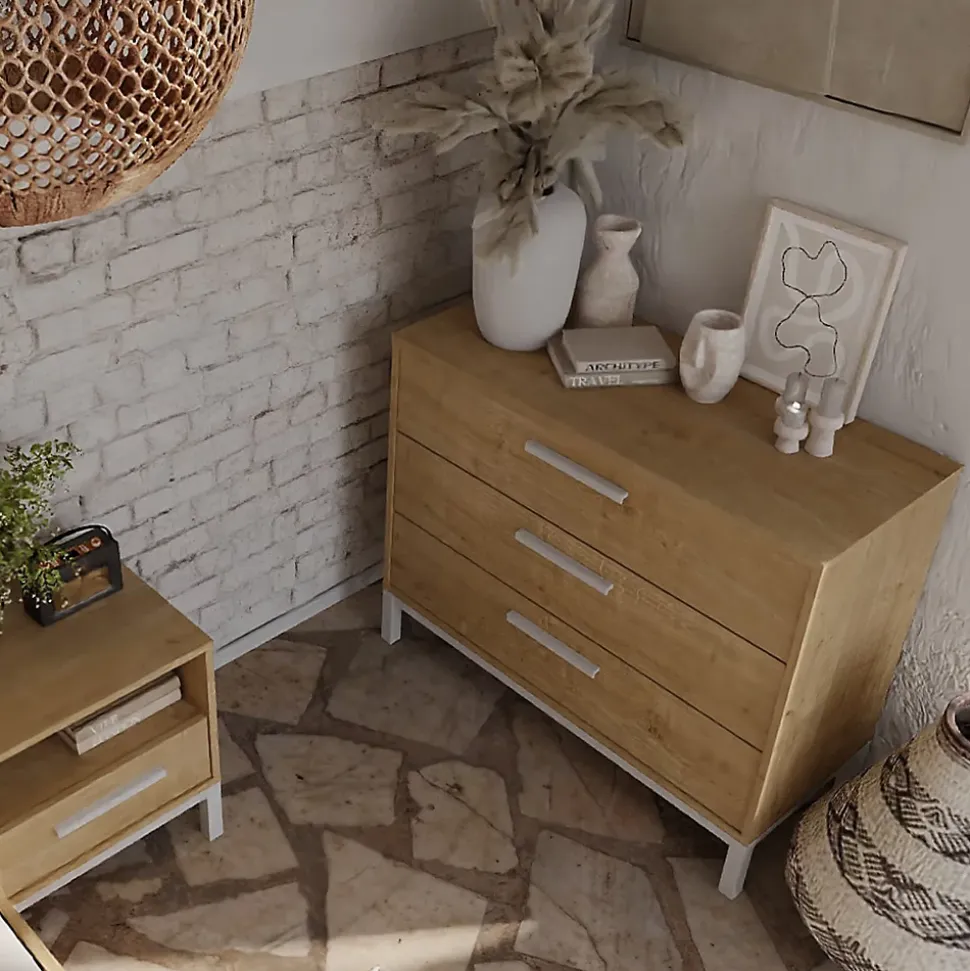 Commode 3 tiroirs L90,7 cm - CRAFT
