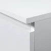 Commode AKORD K140 Blanche 138 cm 10 tiroirs façade Blanche 138x40x121 cm