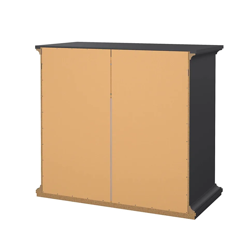 Commode Arika, Commode polyvalente, Commode de chambre, Meuble avec tiroirs, 96x49 h87 cm, Gris