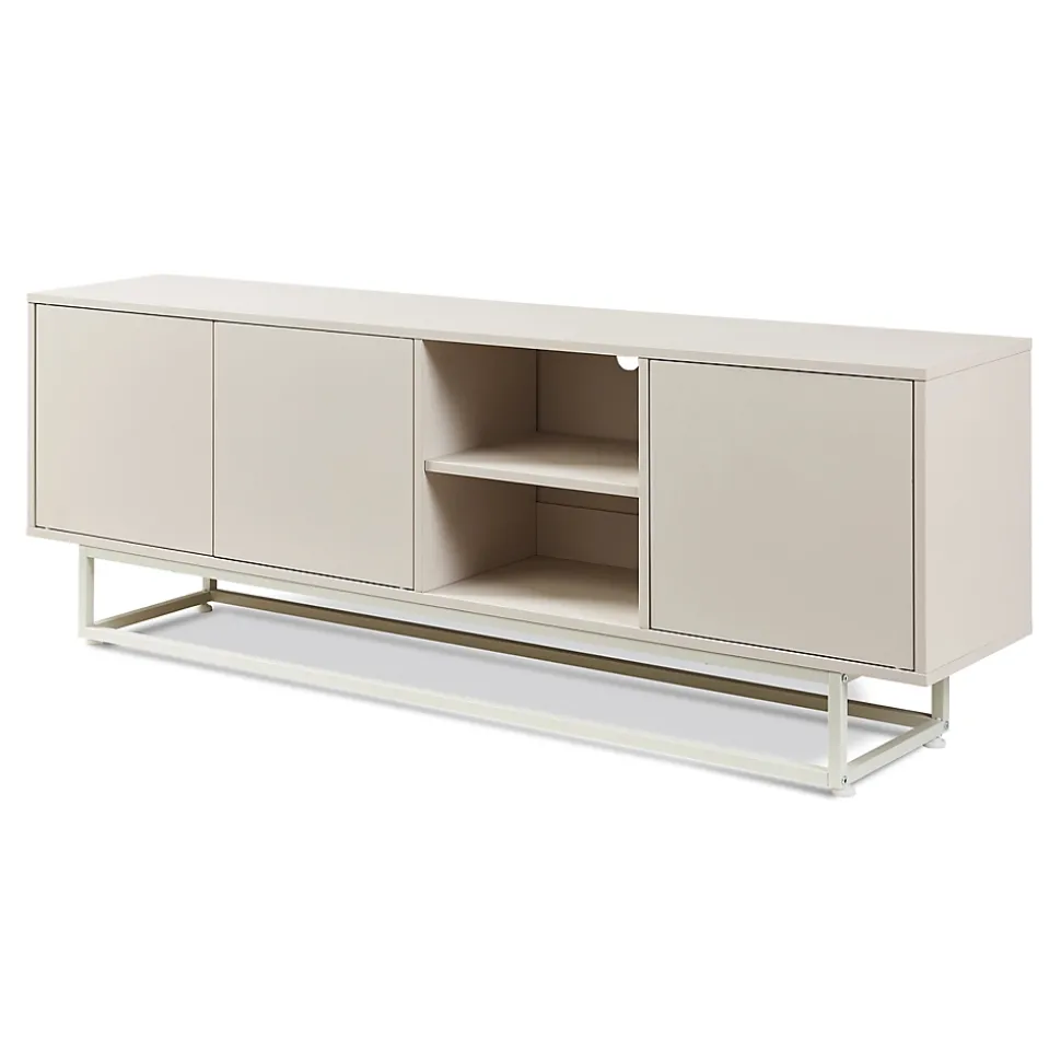 Commode Boxholm 160 x 30 x 57 cm sable en.casa