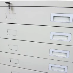 Commode D architectes Métallique, Verrouillable, à 5 Tiroirs A1