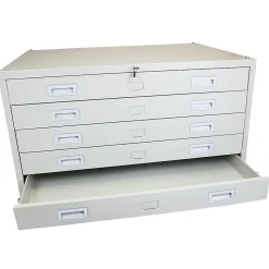 Commode D architectes Métallique, Verrouillable, à 5 Tiroirs A1