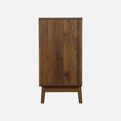 Commode de rangement décor bois de noyer. 3 tiroirs