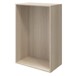 Commode effet chêne 6 tiroirs GoodHome Atomia H. 112,5 x L. 75 x P. 45 cm
