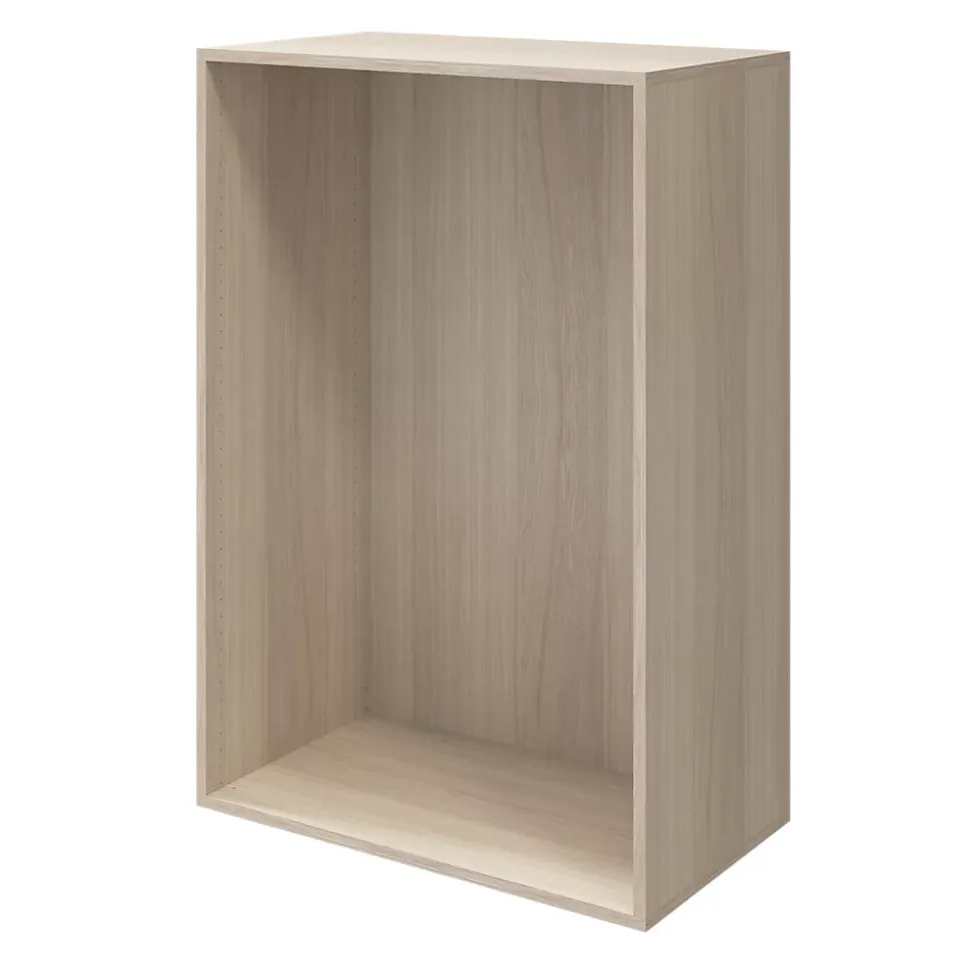 Commode effet chêne 6 tiroirs GoodHome Atomia H. 112,5 x L. 75 x P. 45 cm