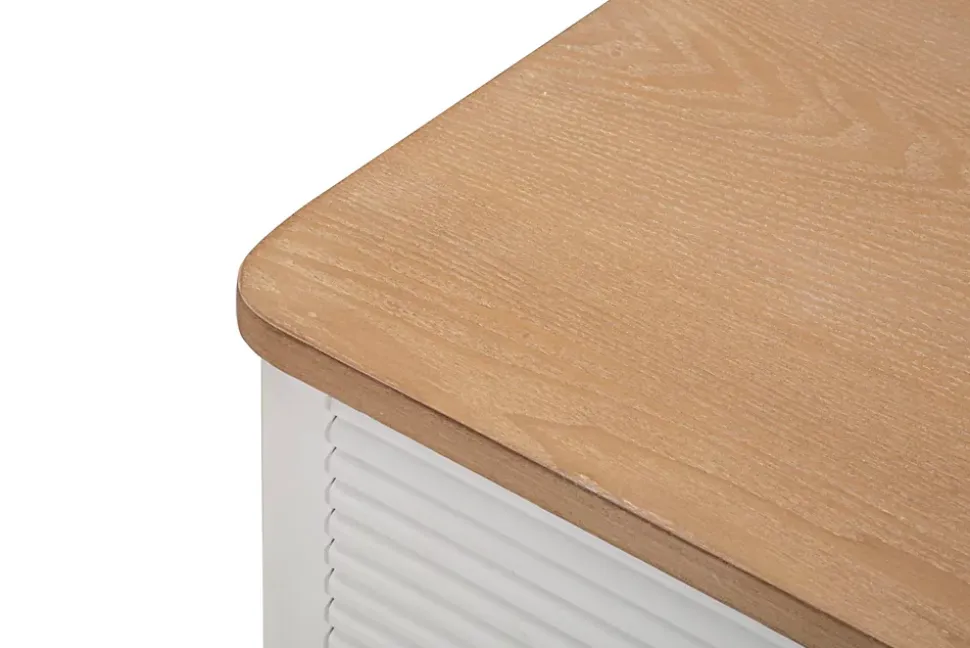 Commode en bois 3 tiroirs Matera 78x37x80 cm