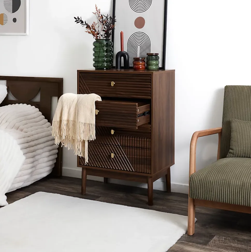 Commode en bois Tiffany - Marron