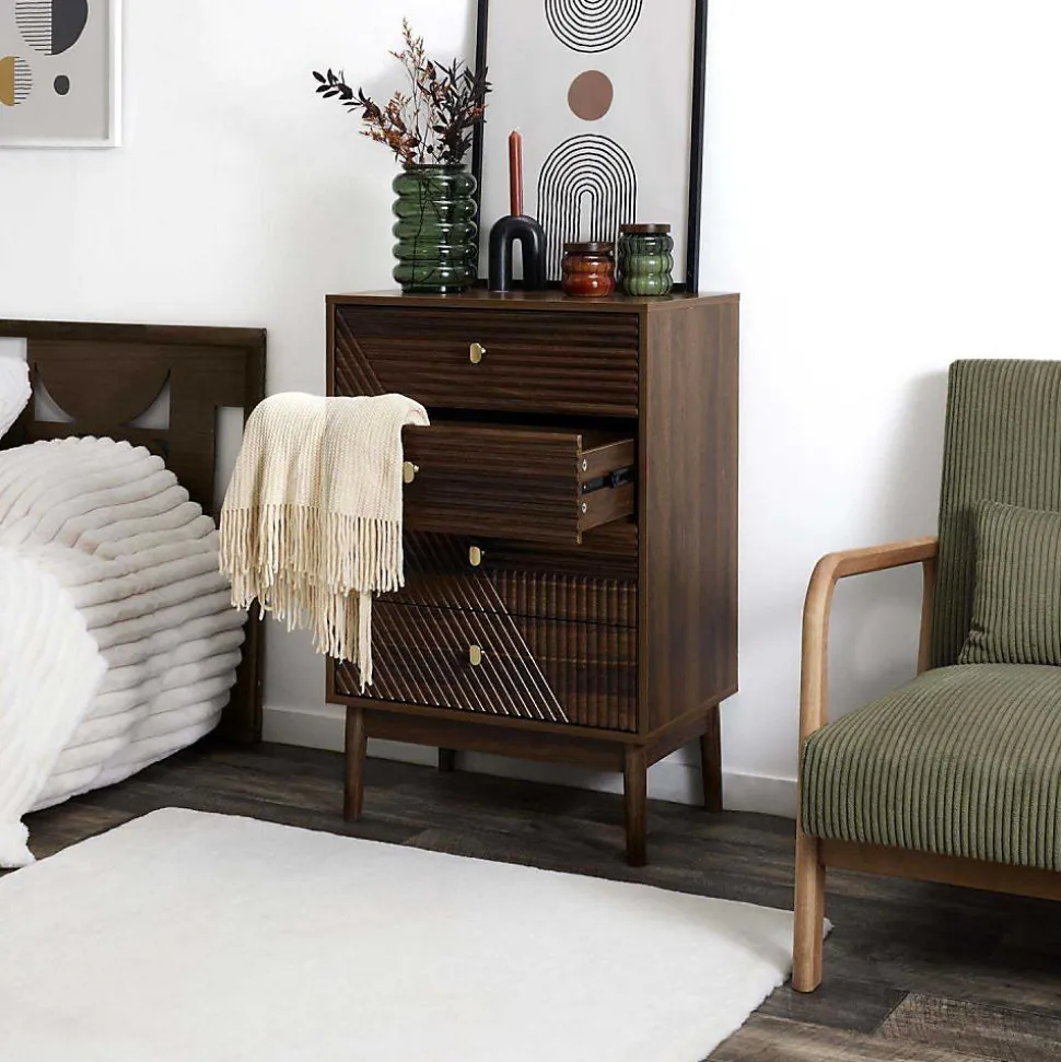 Commode en bois Tiffany - Marron