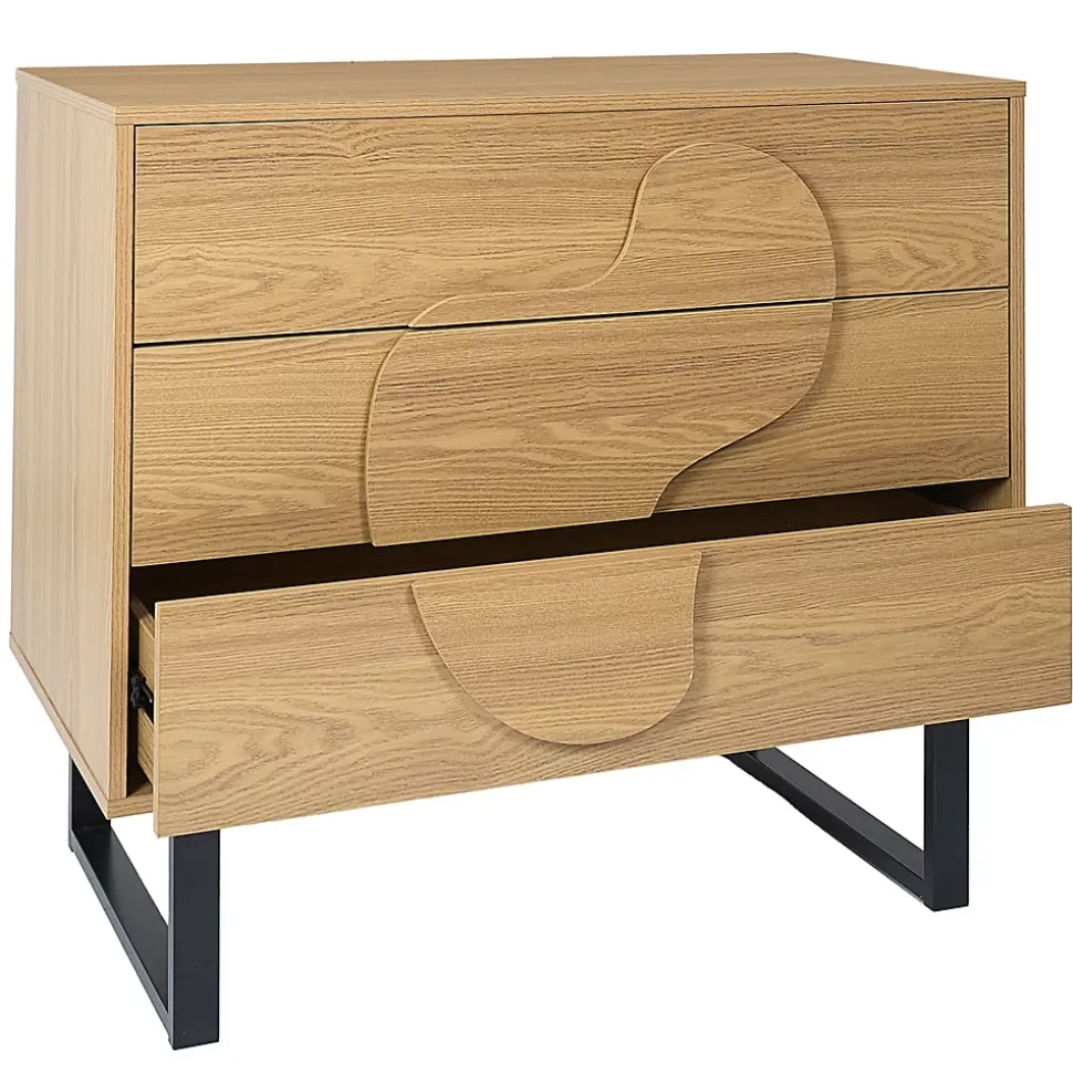 Commode en mdf et métal Calypso