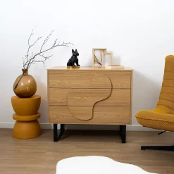 Commode en mdf et métal Calypso