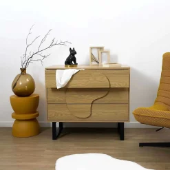 Commode en mdf et métal Calypso