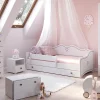Commode enfant Emily, grise, pour chambre d'enfant