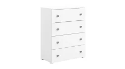 Commode enfant Emily, grise, pour chambre d'enfant
