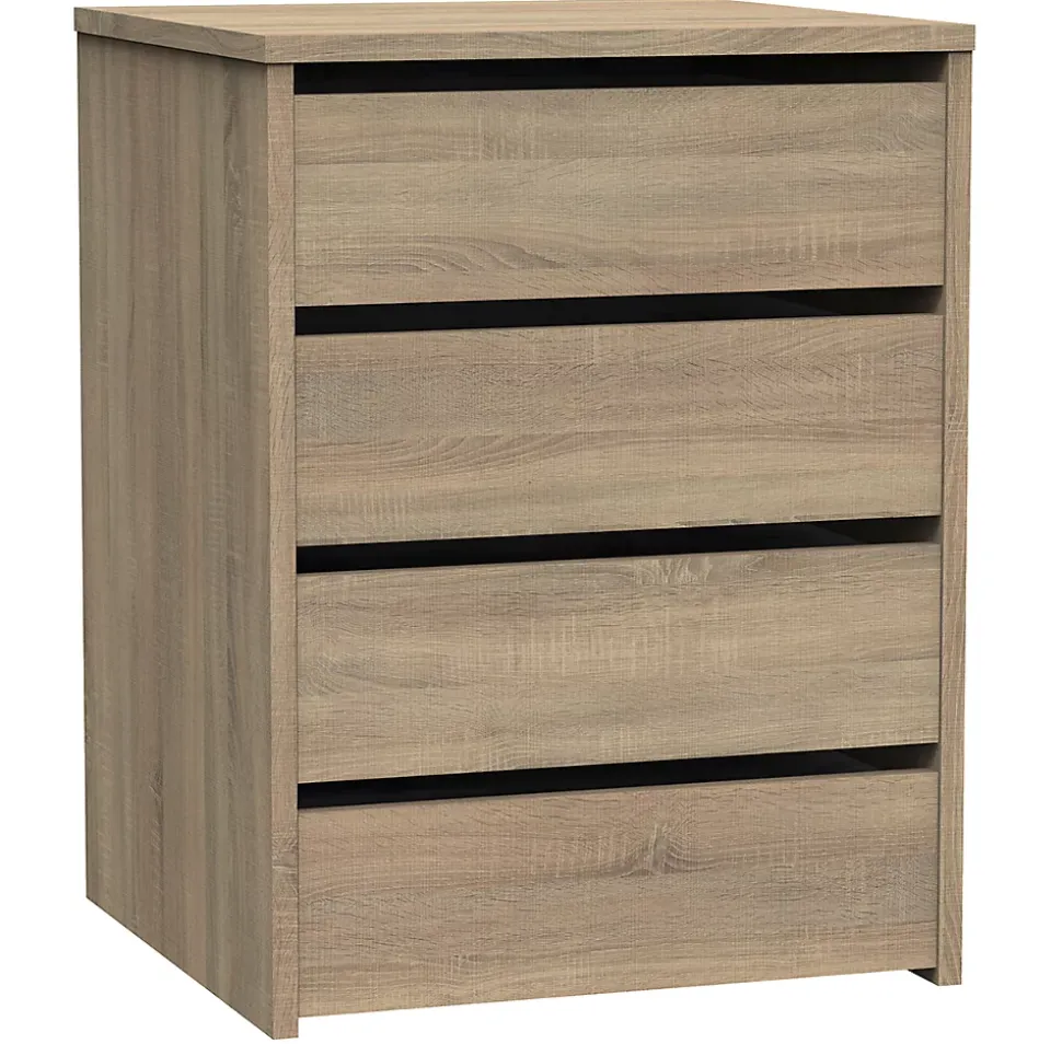 Commode Meuble de rangement coloris Cambrian - Hauteur 61 x Longueur 46 x Profondeur 45 cm