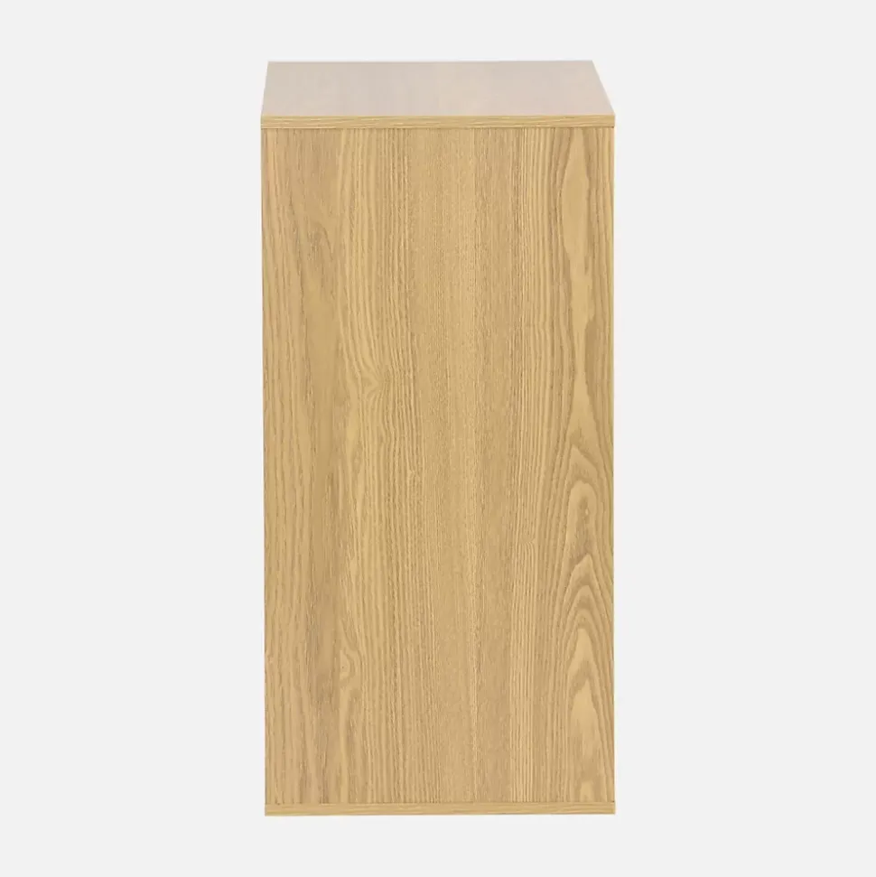 Commode. module de rangement décor bois chêne 3 tiroirs - Kompo